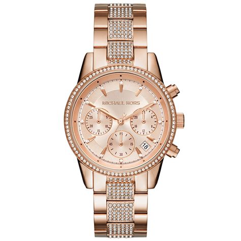 bijenkorf michael kors horloge rose|Michael Kors Ritz Horloge MK6485 • Roségoud • de Bijenkorf.